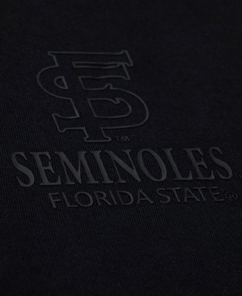 Men's Black Florida State Seminoles Monochrome Icon T-Shirt