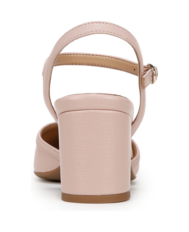 Women's Wave Square Toe Ankle Strap Pumps