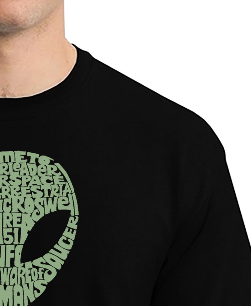 Men's Alien Extraterrestrial Word Art T-Shirt