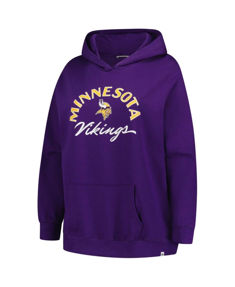 Women's Purple Minnesota Vikings Plus Size Whirlwind Naomi Hoodie