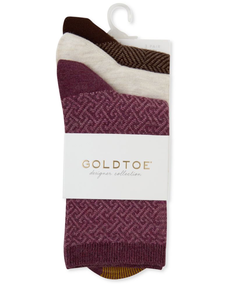Women's Convertible Ribbed Short Crew Socks, 3-Pack
