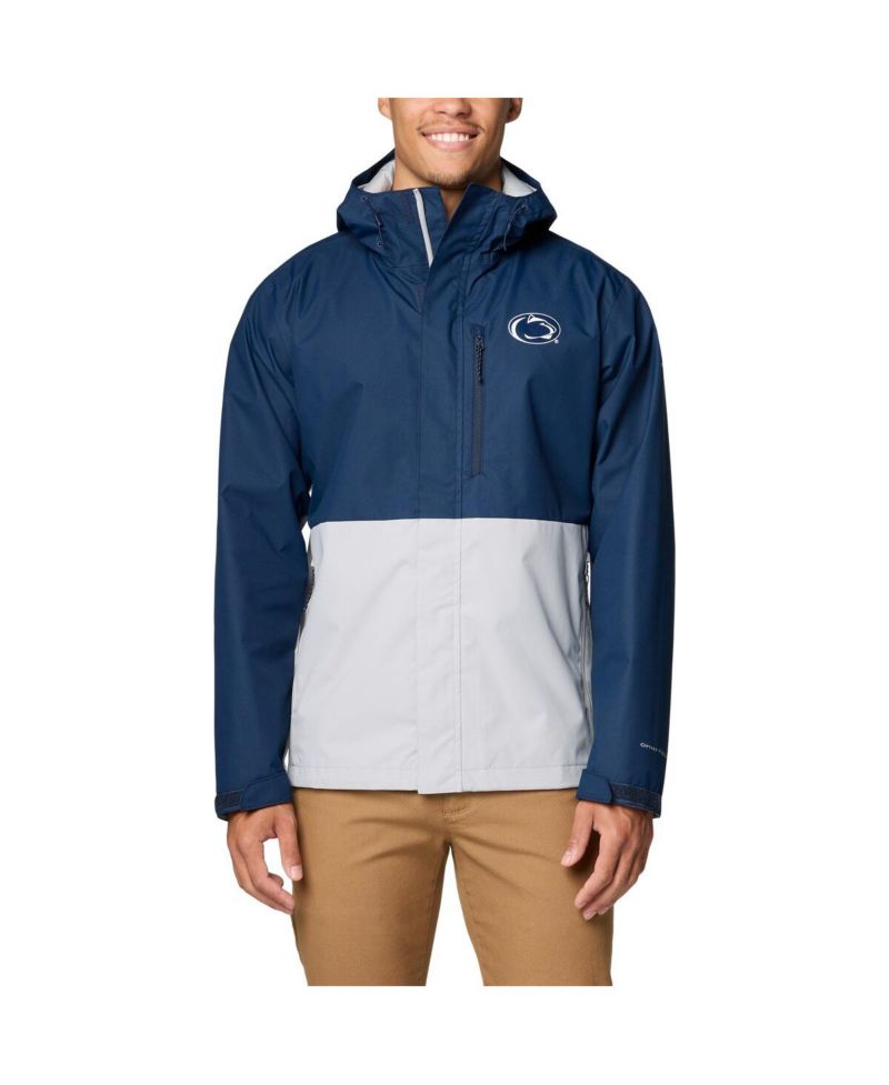 Men's Navy Penn State Nittany Lions Field Bound Omni-Tech Full-Zip Jacket