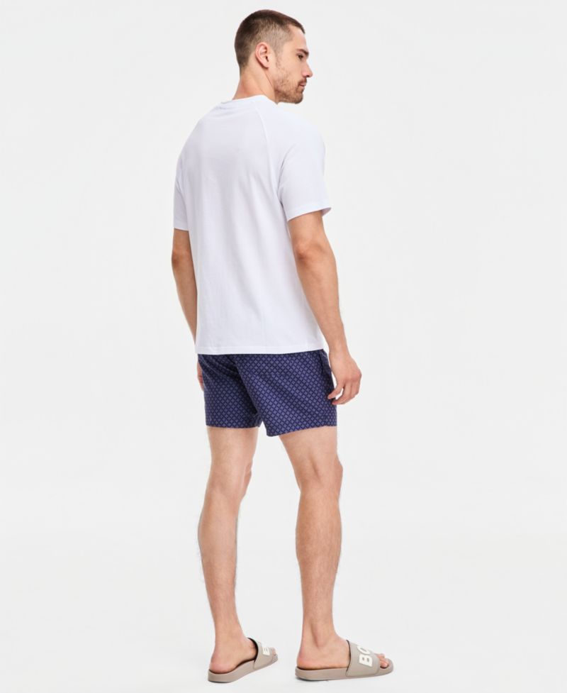 BOSS Men's Printed Dots 5" Swim Trunks