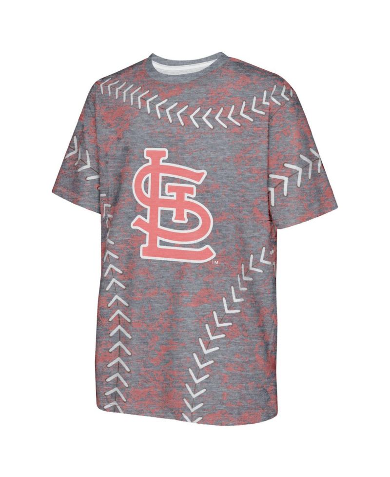 Big Boys and Girls Navy St. Louis Cardinals Slide Score Bold T-Shirt