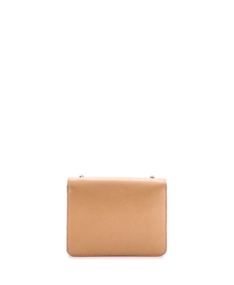 Small Interlocking Shoulder Bag Leather