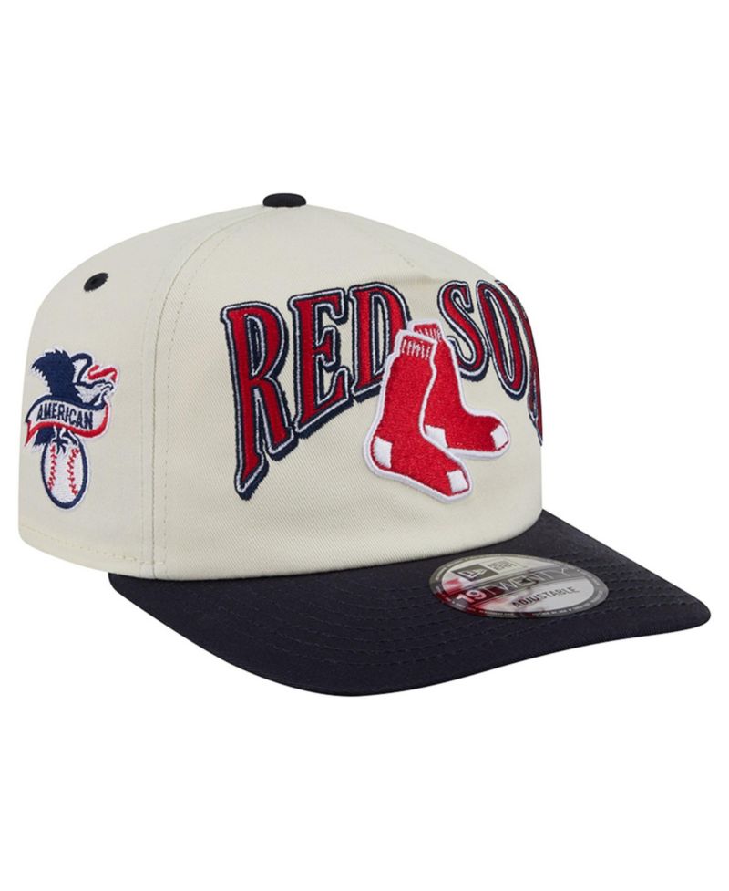 Men's Cream/Navy Boston Red Sox Vintage 19TWENTY Adjustable Hat
