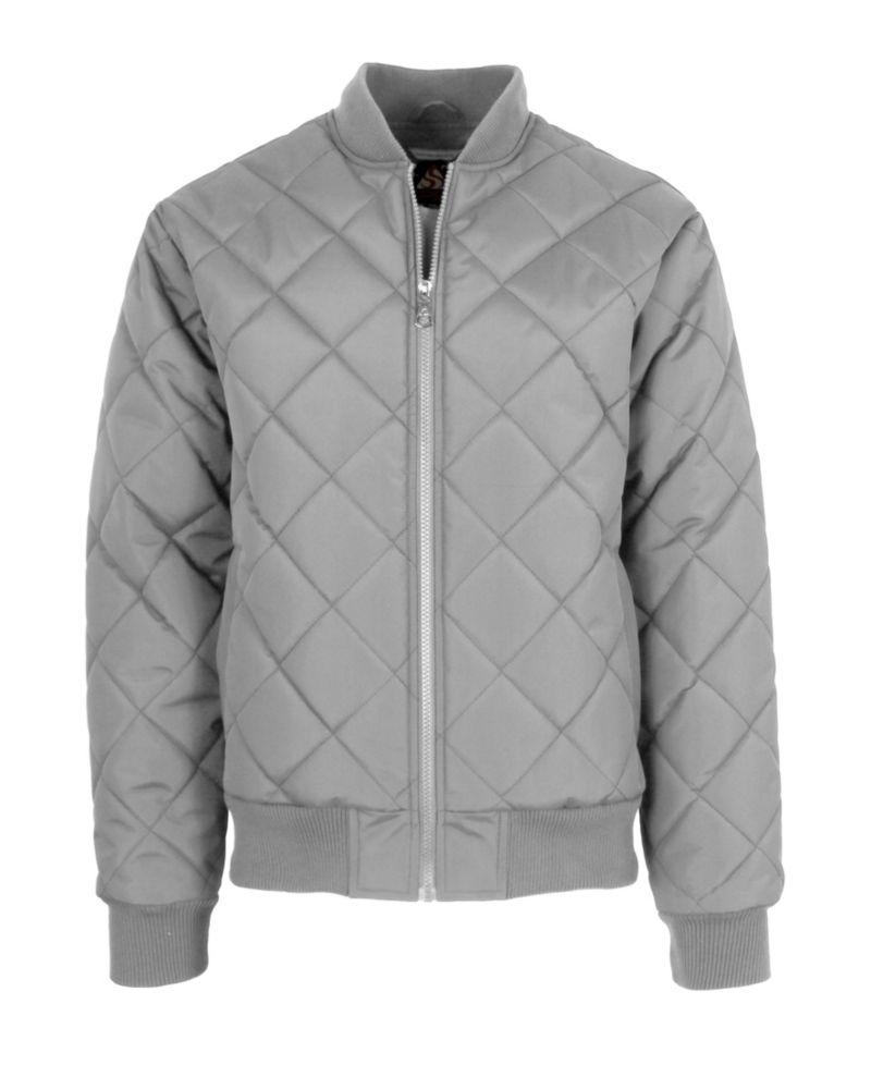 Men's Quilted Bomber Jacket
