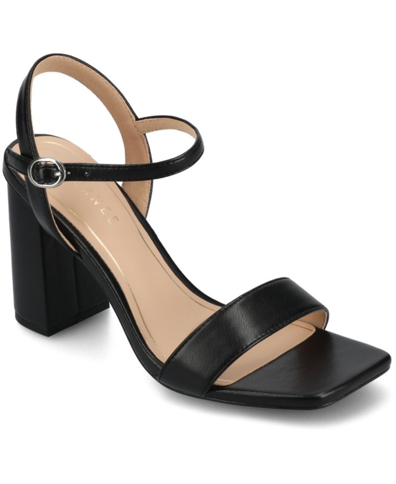 Women's Tivona Square Toe Block Heel Dress Sandals