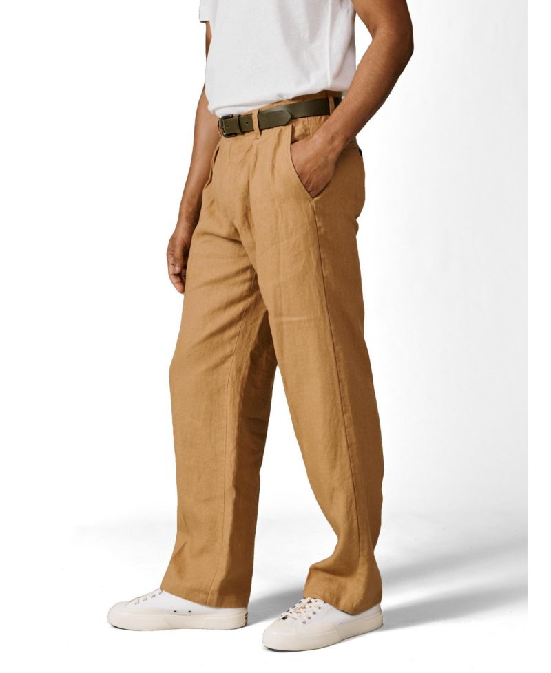 Men's Belvedere Relaxed Linen Trouser