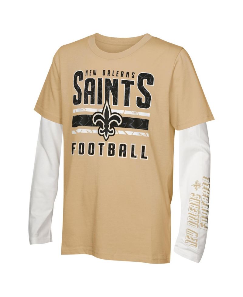 Big Boys and Girls New Orleans Saints In the Mix T-Shirt Combo Set