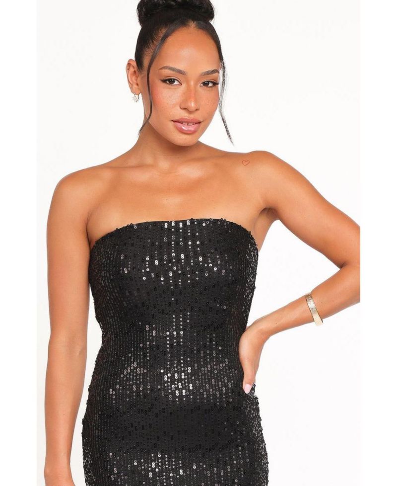 Women's Agnes Strapless Sequin Maxi Dress