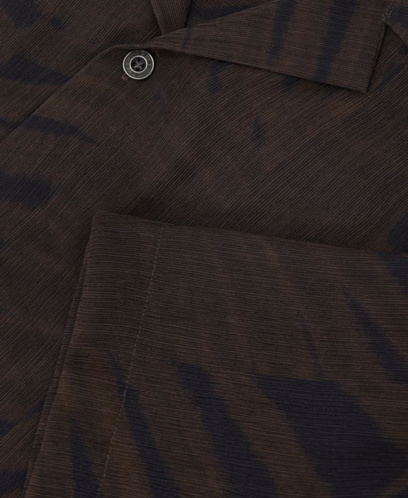 Men's Shindora Pliss&eacute; Printed Cuban-Collar Shirt
