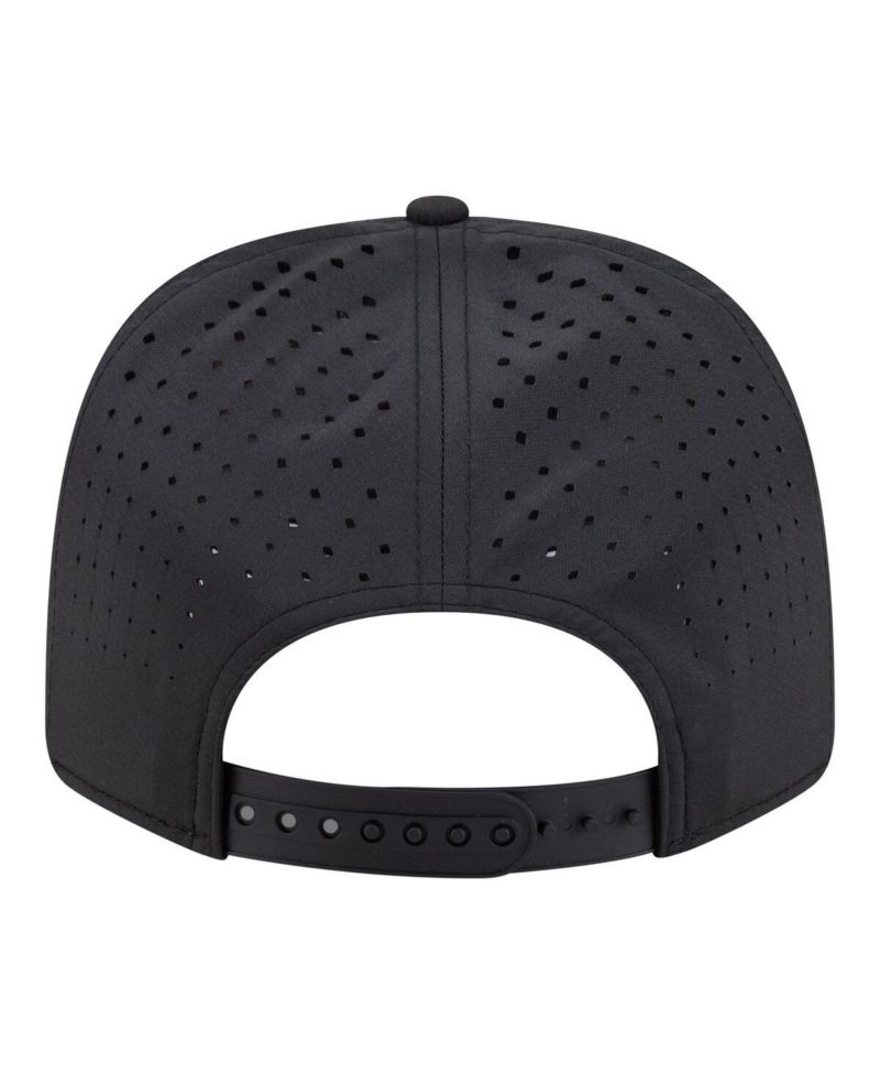 Men's Black Dallas Mavericks Sport Rope Vented Stretch-Snap 9SEVENTY Hat
