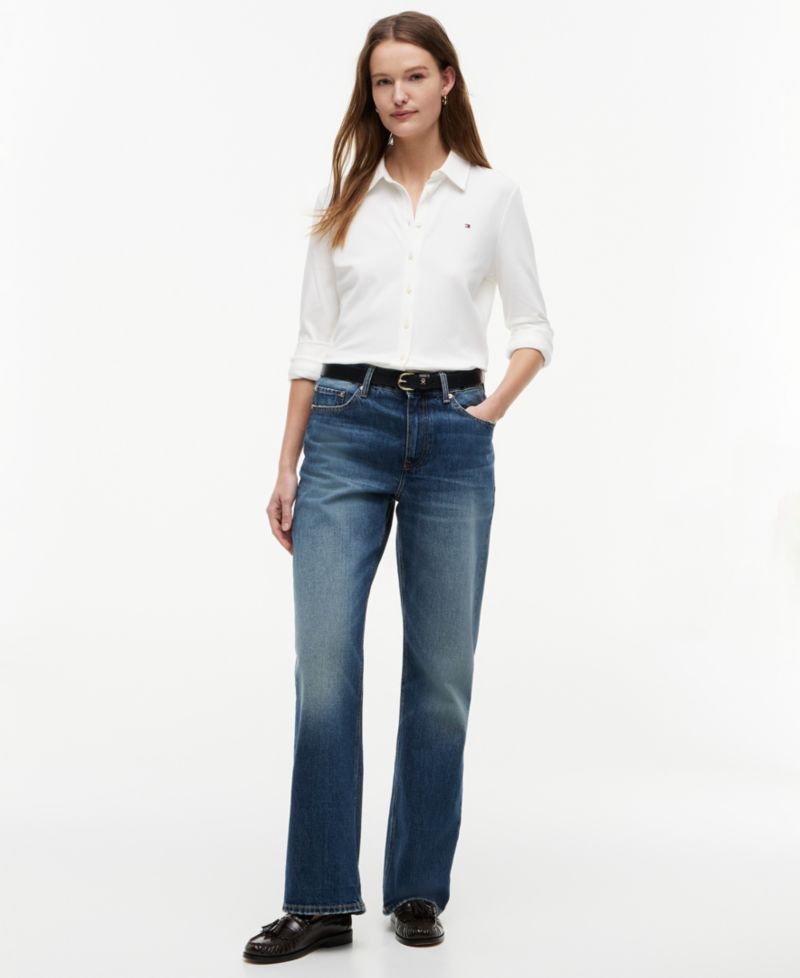 Women's Relaxed-Fit Straight-Leg Jeans