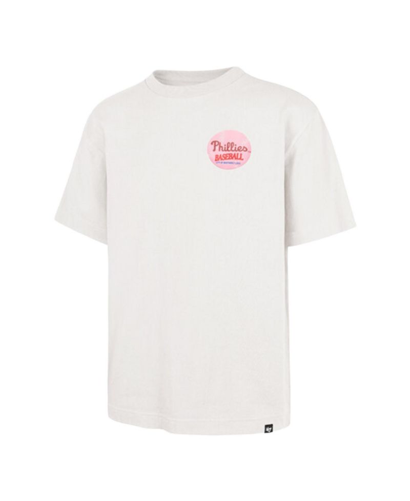 47 Brand Men's and Women's Cream Philadelphia Phillies Turnpike Chuck Foundation T-Shirt