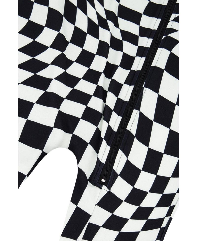 Baby Boy ( 6M to 24M )One Piece Thermal Underwear Checkered Print