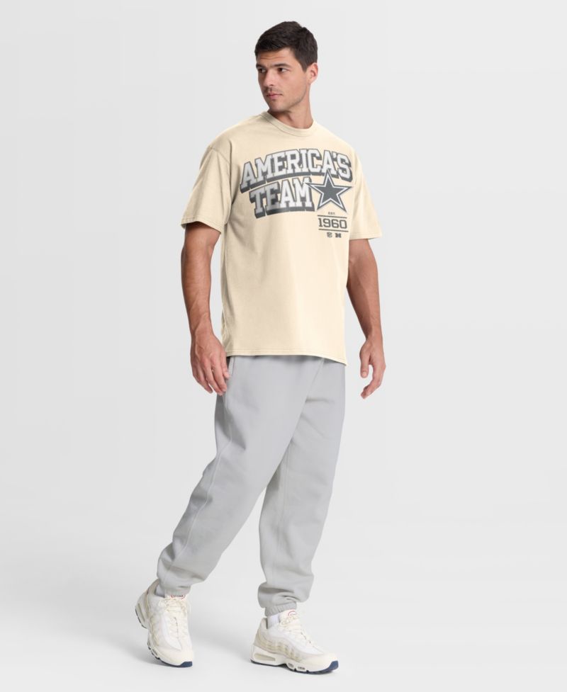 Men's Natural Dallas Cowboys Vintage Mod Blown Away Max90 T-Shirt