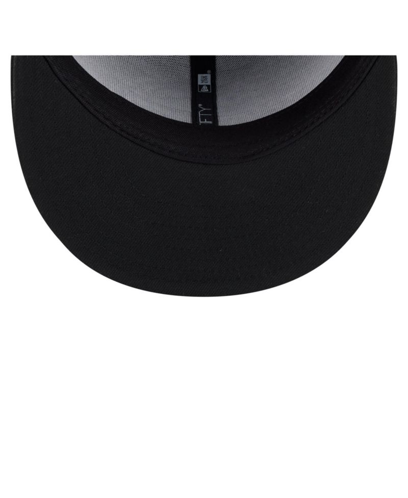 Men's Black Orlando Magic Team 9FIFTY Snapback Hat