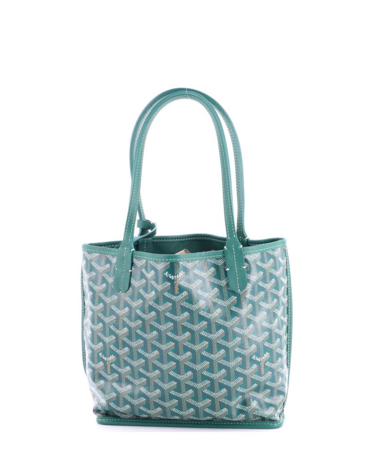 Mini Anjou Reversible Tote Coated Canvas