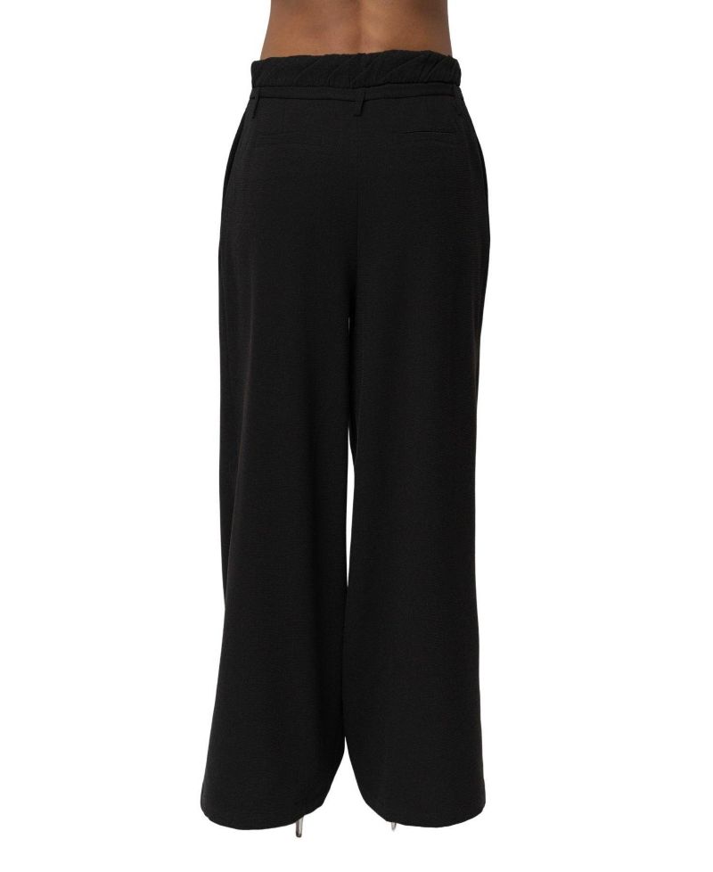 Women's Refined Ease High-Waisted Wide-Leg Pleated Pants