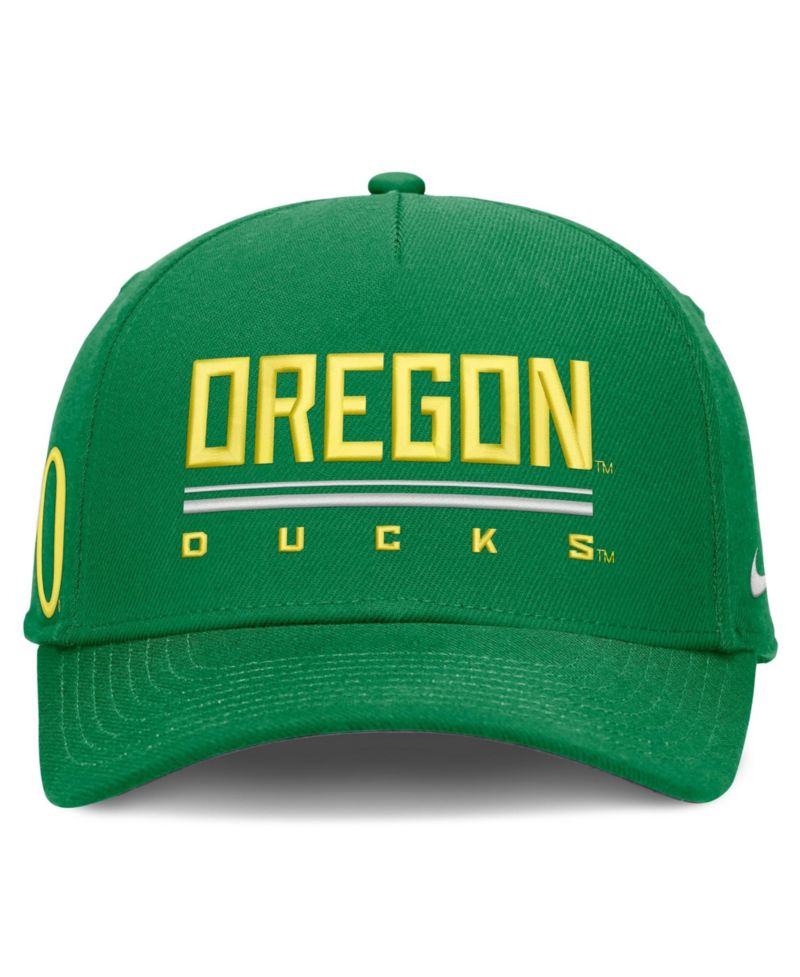Men's Green Oregon Ducks 2026 Sideline Dri-FIT Rise Adjustable Hat