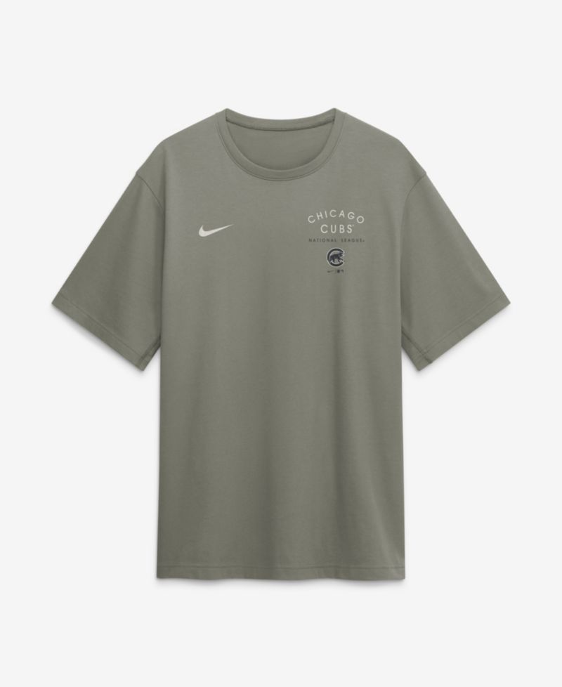 Men's Olive Chicago Cubs Statement Dri-FIT Primary T-Shirt