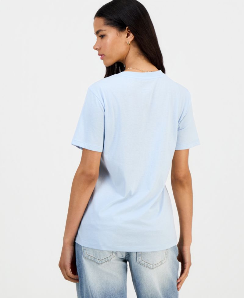 Juniors' Cinnamoroll Bow Graphic-Print Tee
