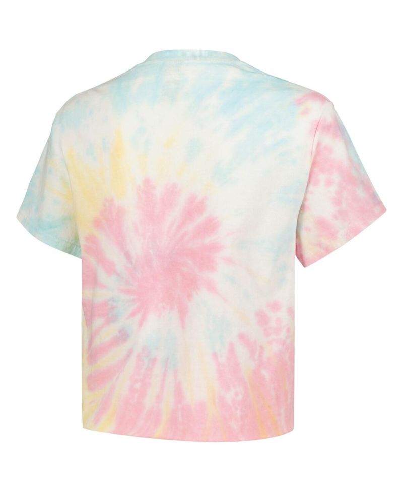 Unisex Blue Lilo and Stitch Stitch Colorful Tie-Dye T-Shirt