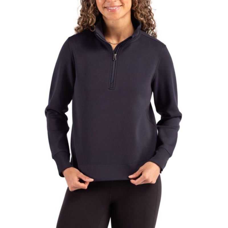 Women's Cutter and Buck Roam Epic Versatility Recycled Quarter Zip Pullover