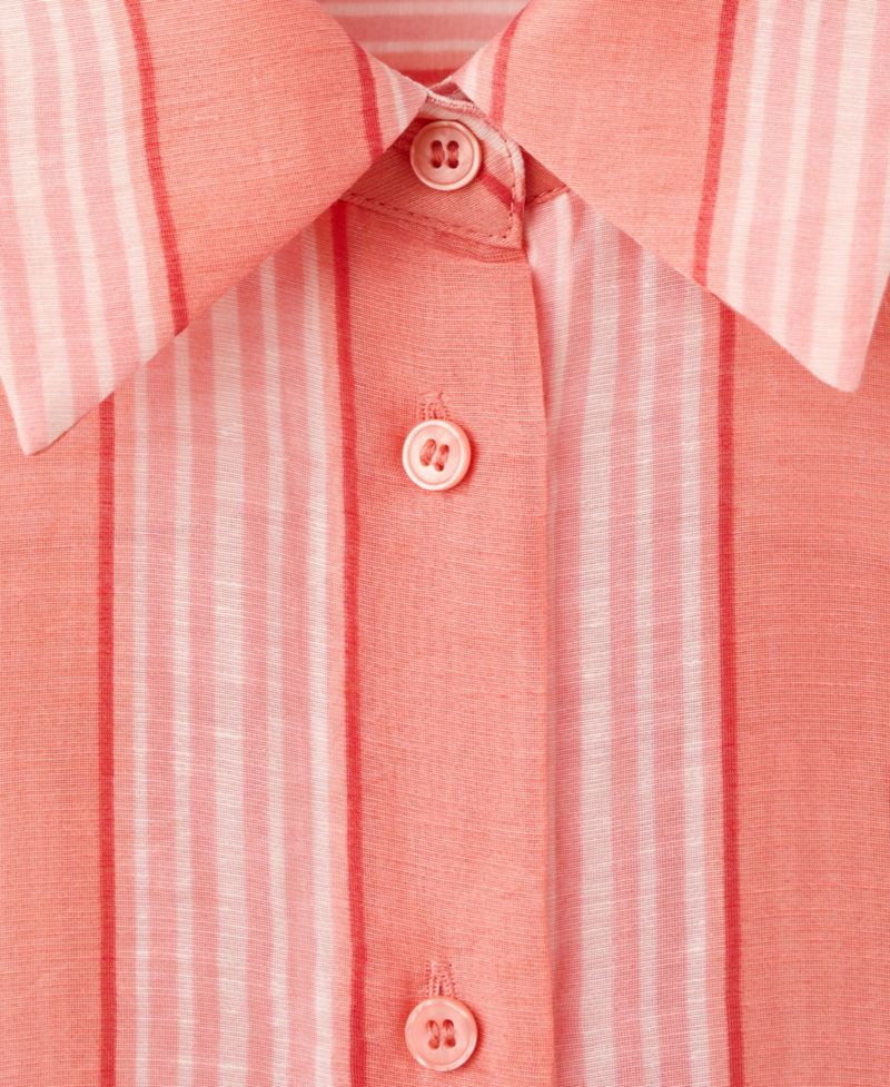 Women's Striped Linen-Lyocell-Blend Shirt