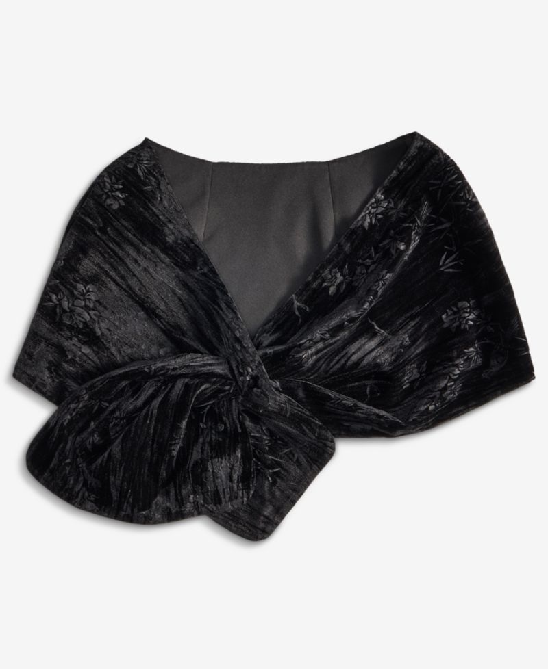 Velvet Jacquard Pull Through Scarf