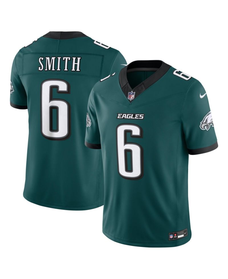Men's DeVonta Smith Midnight Green Philadelphia Eagles Vapor F.U.S.E. Stitched Limited Jersey