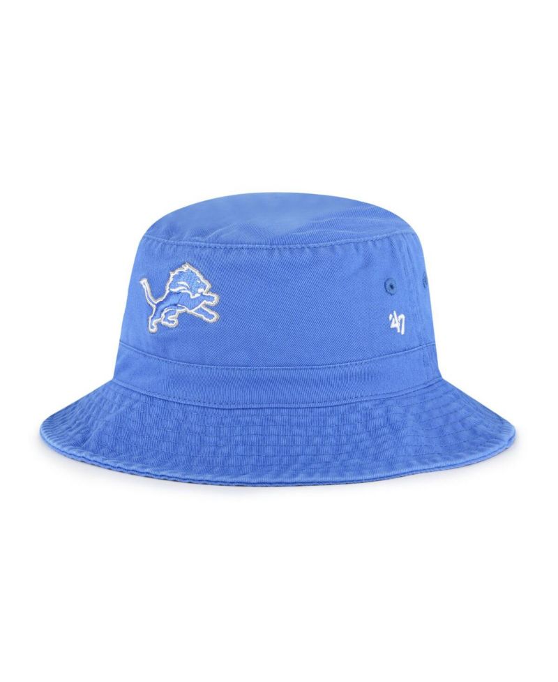 Men's Blue Detroit Lions Primary Bucket Hat