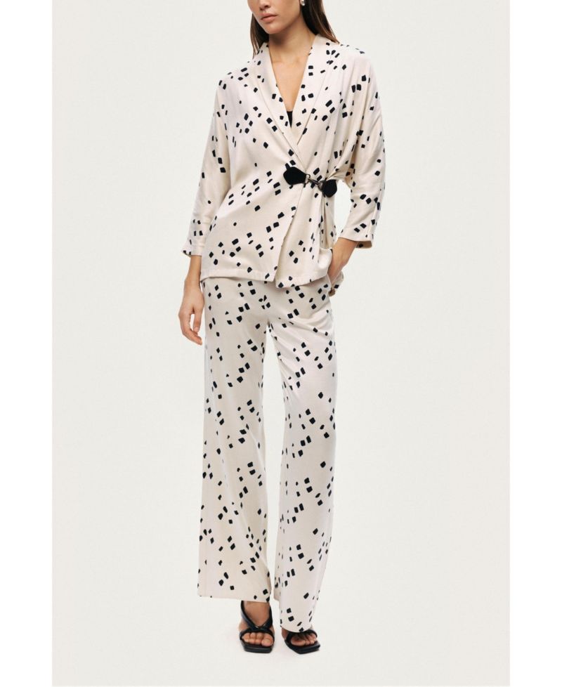Women's Printed Wrap Jacket