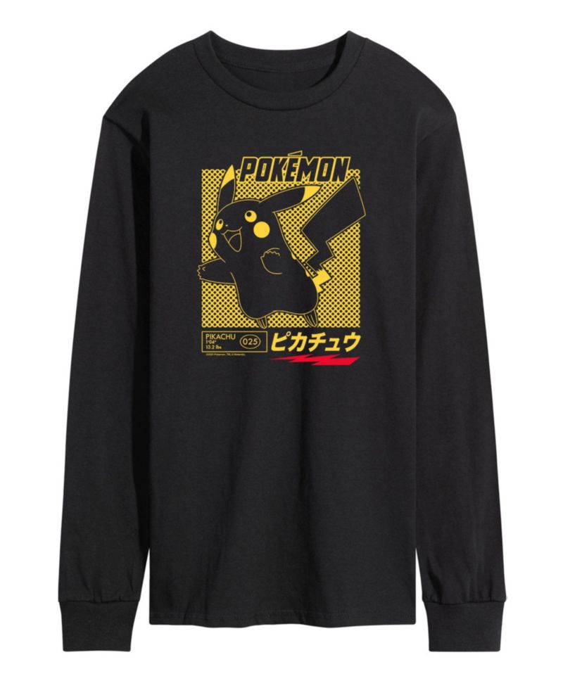 Men's Pokemon Long Sleeve T-shirt