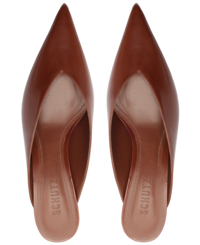 Women's Loren Mid-Heel Mule Pumps