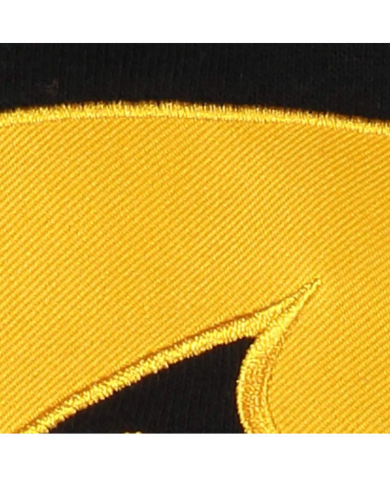 Women's Black Iowa Hawkeyes Big Logo Pullover Hoodie