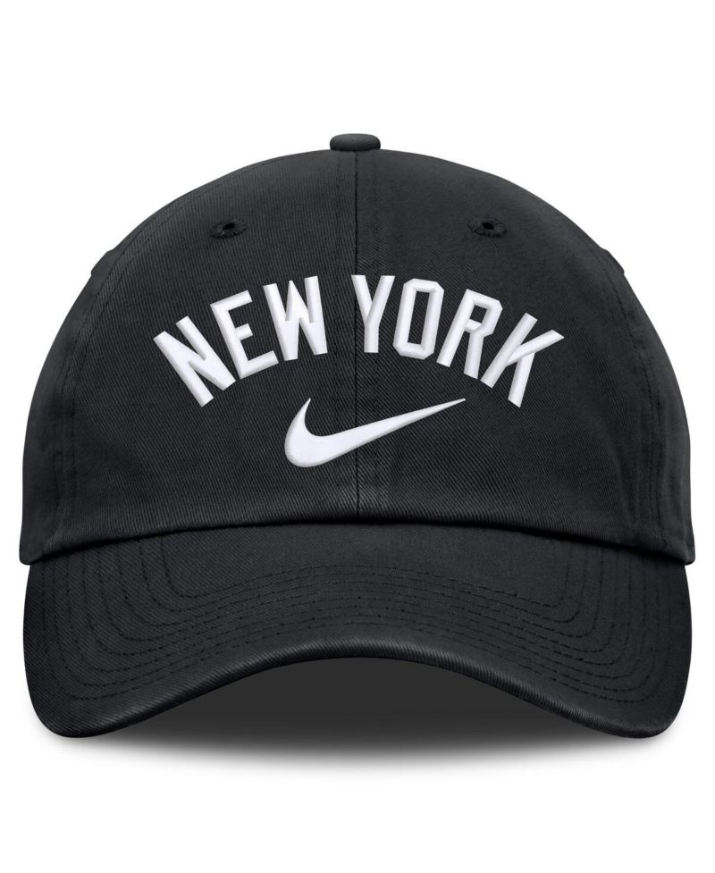 Men's Black New York Yankees Primetime Club Adjustable Hat