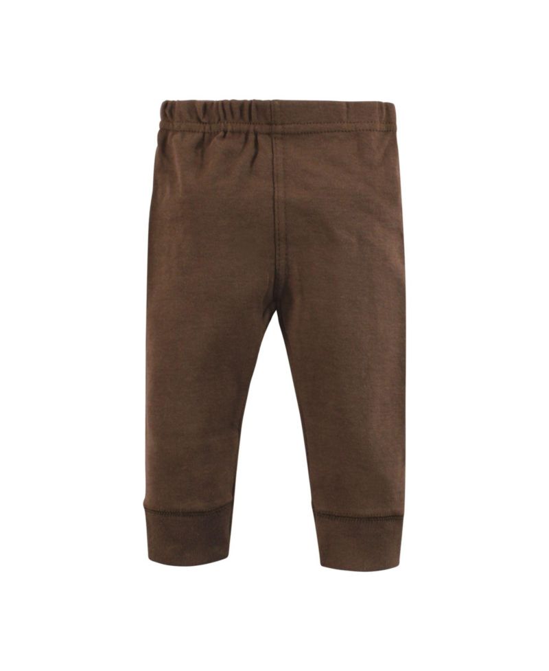 Baby Boys Hudson Three-Piece Long-Sleeve Bodysuit Outfit with Pants and Footwear