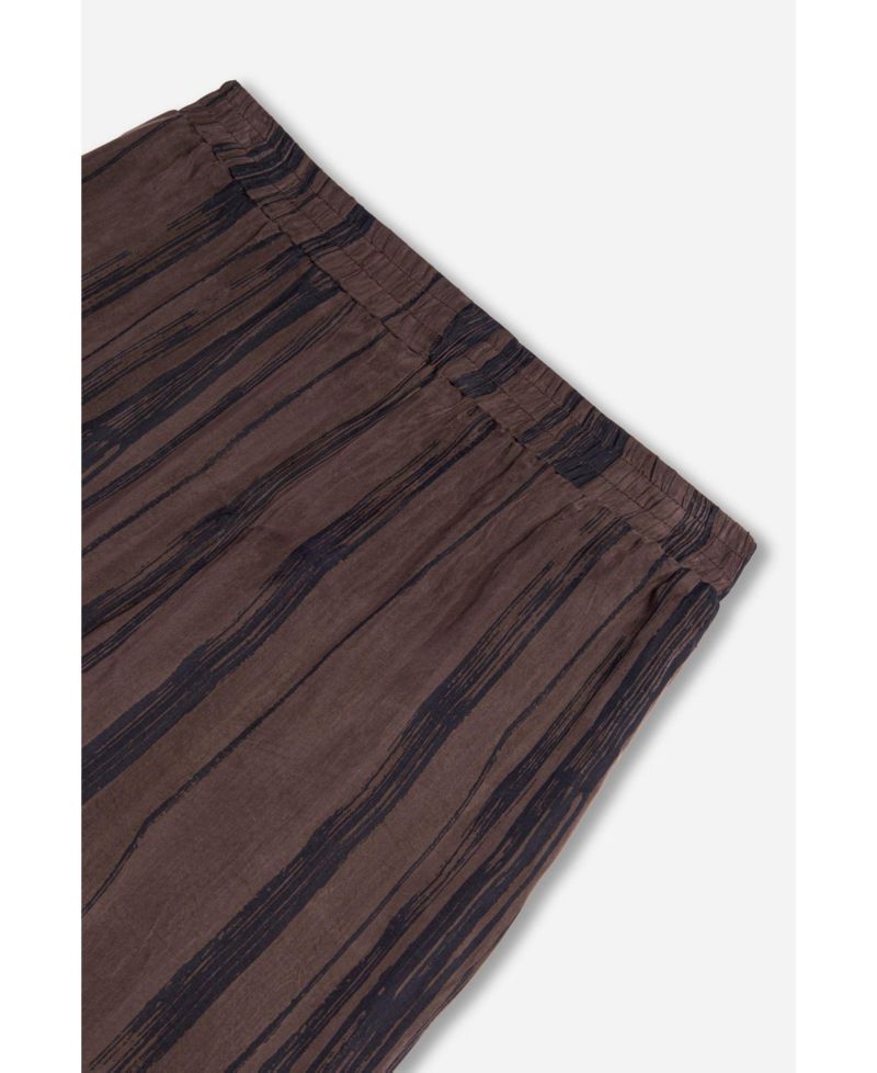 Women's Relaxed-Fit Wide-Leg Elastic-Waist Trousers