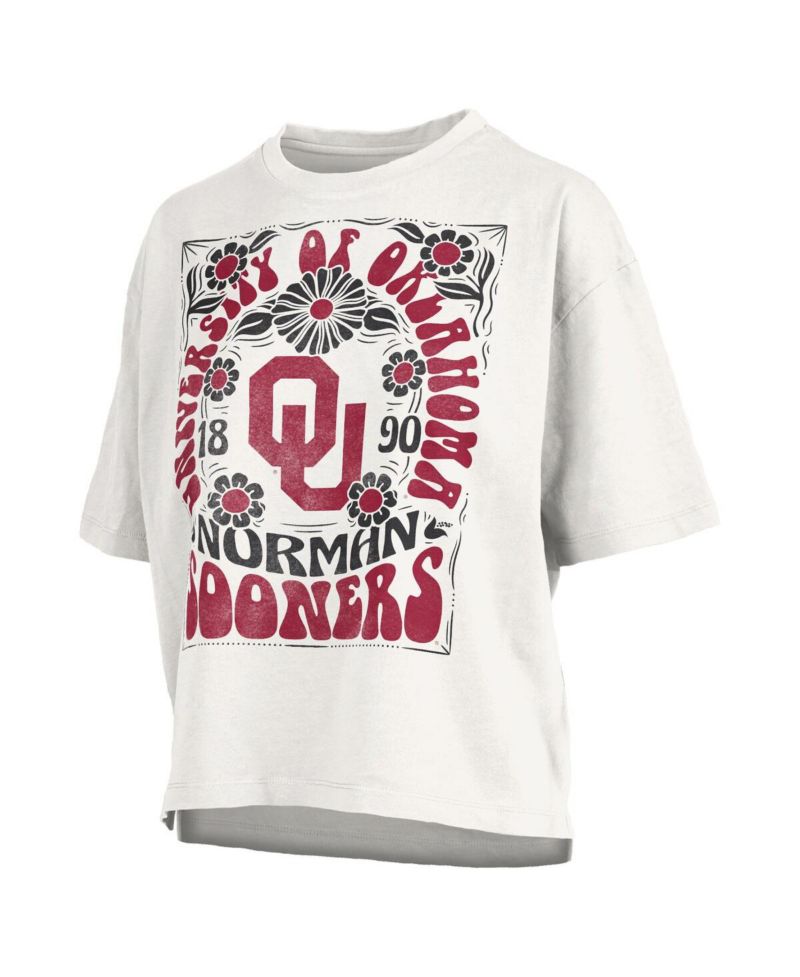 Women's White Oklahoma Sooners Harmony Oversized T-Shirt
