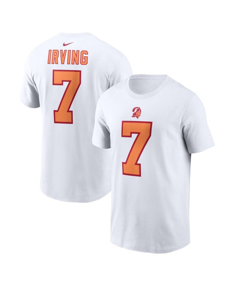 Men's Bucky Irving White '76 Tampa Bay Buccaneers 50th Season Alternate Name & Number T-Shirt