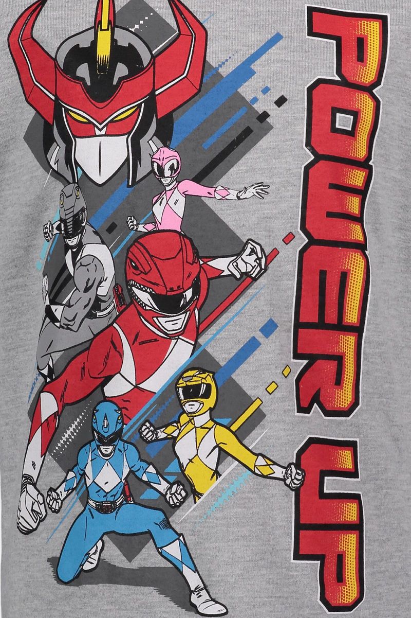 Boys Pink Ranger Yellow Ranger Red Ranger 2 Pack T-Shirts to