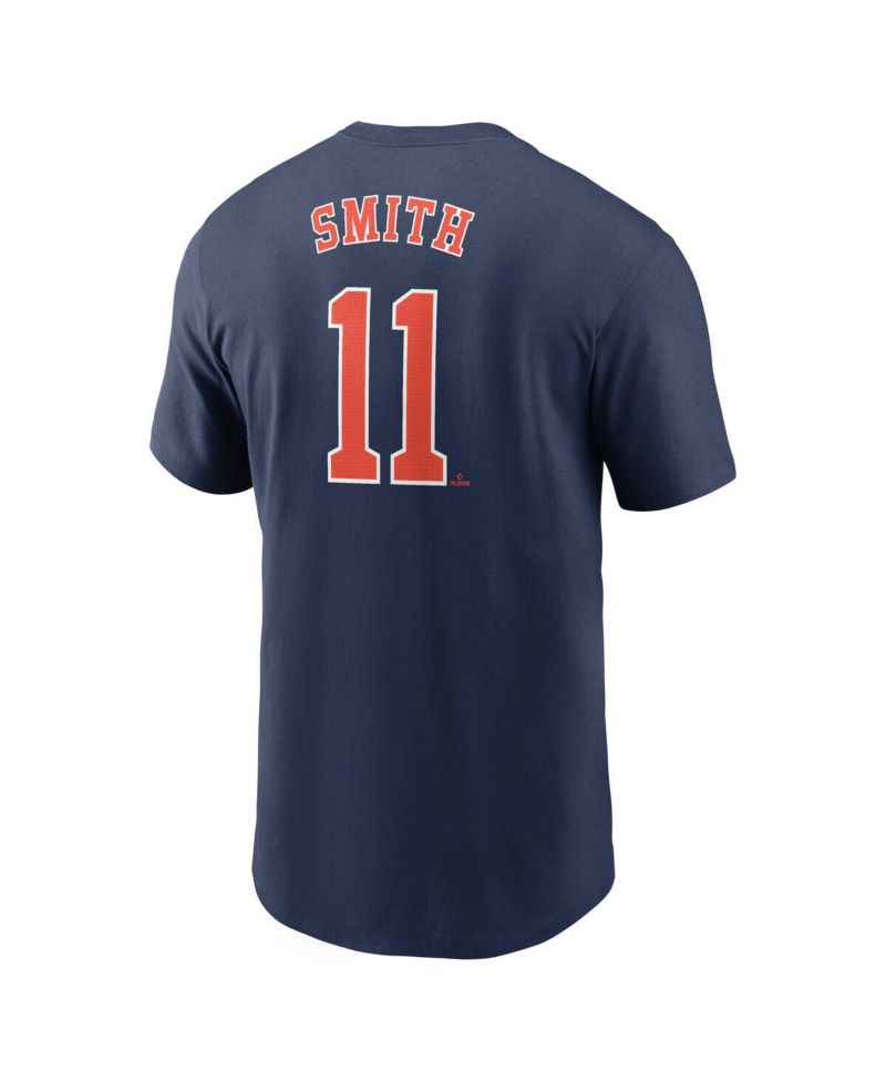 Men's Cam Smith Navy Houston Astros Fuse Name & Number T-Shirt