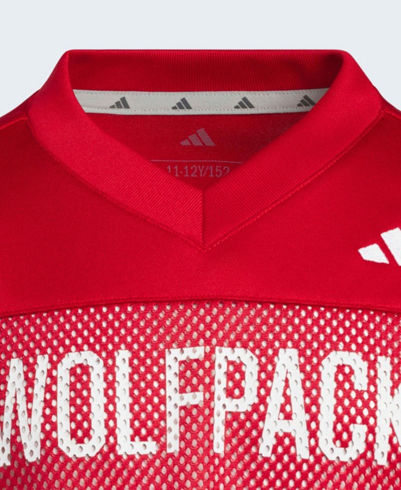 Big Boys and Girls Red NC State Wolfpack Tailgate Jersey