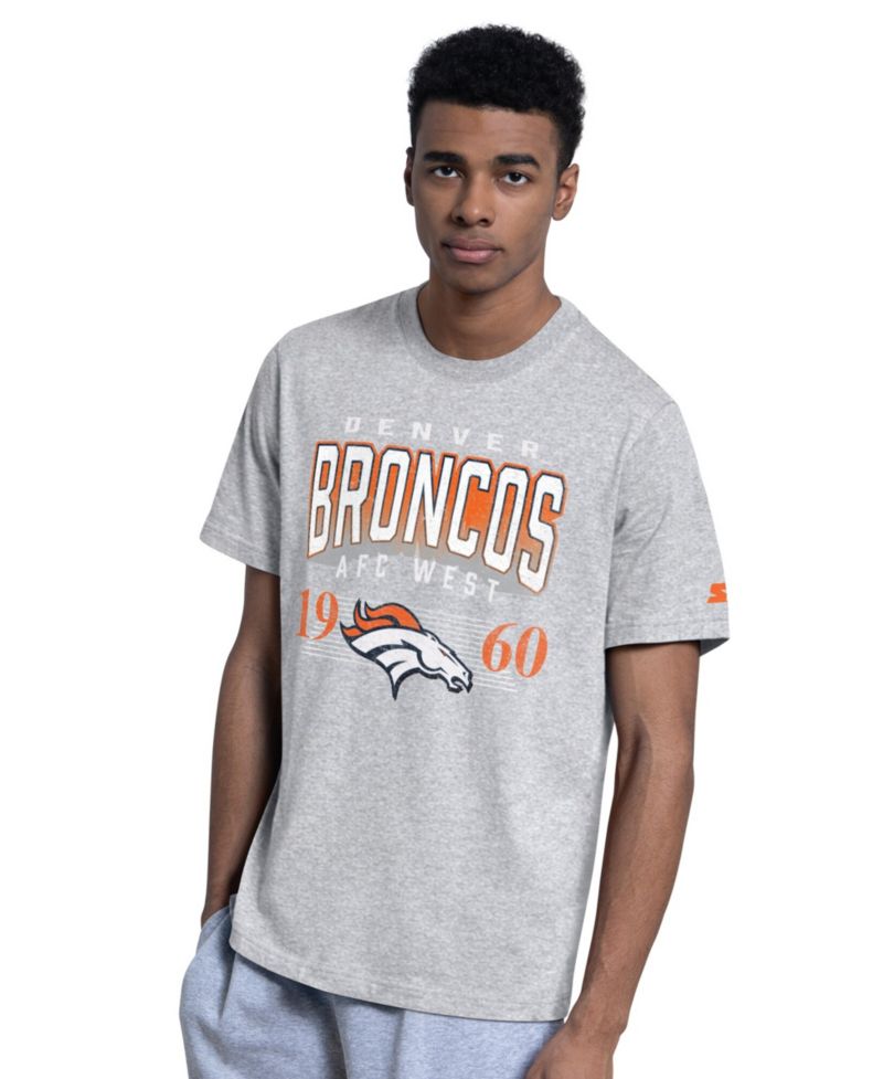 Men's 2-Pack Orange/Gray Denver Broncos Logo T-Shirt Set