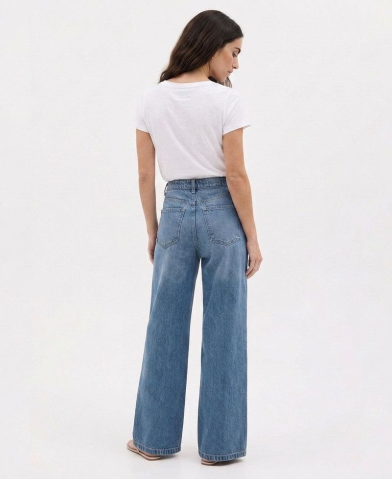 Women's Poppy High Rise Wide Leg Jeans