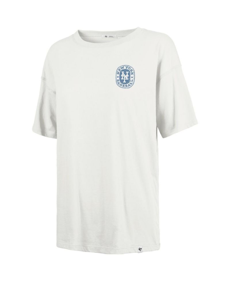 Women's Natural New York Mets Back Canyon Sadie T-Shirt