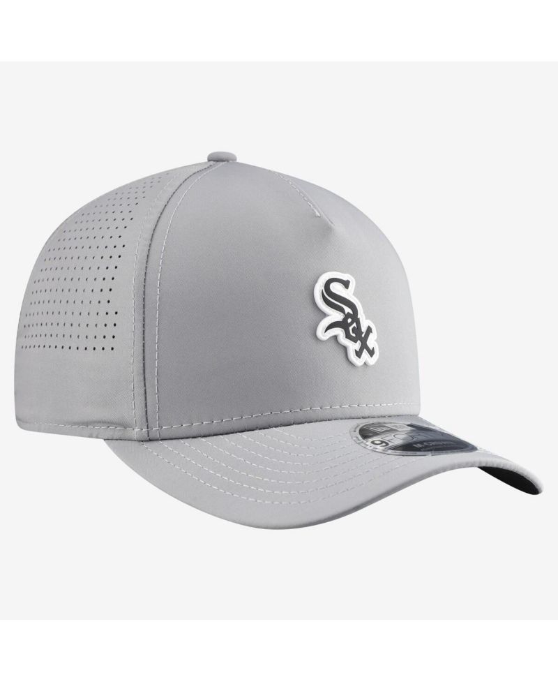 Men's Gray Chicago White Sox Micro Logo 9FORTY M-Crown A-Frame Adjustable Hat