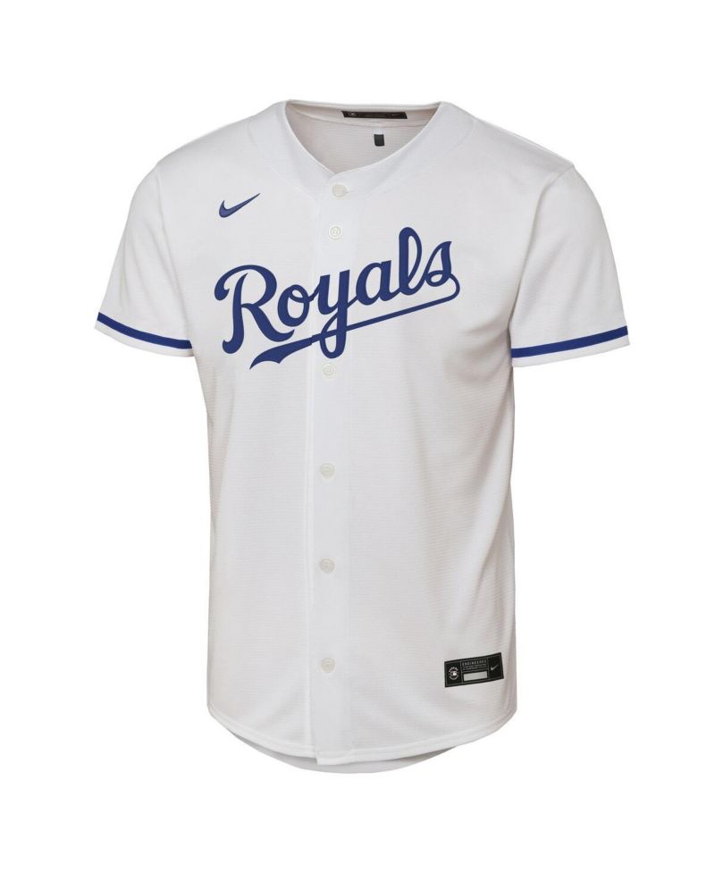 Big Boys and Girls Bobby Witt Jr. White Kansas City Royals Home Replica Player Jersey